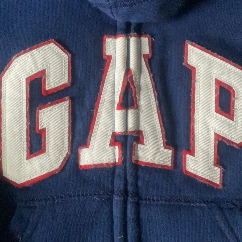 2t Gap hooded sweatshirt with Gap logo, fleece lined but no fleece on sleeve